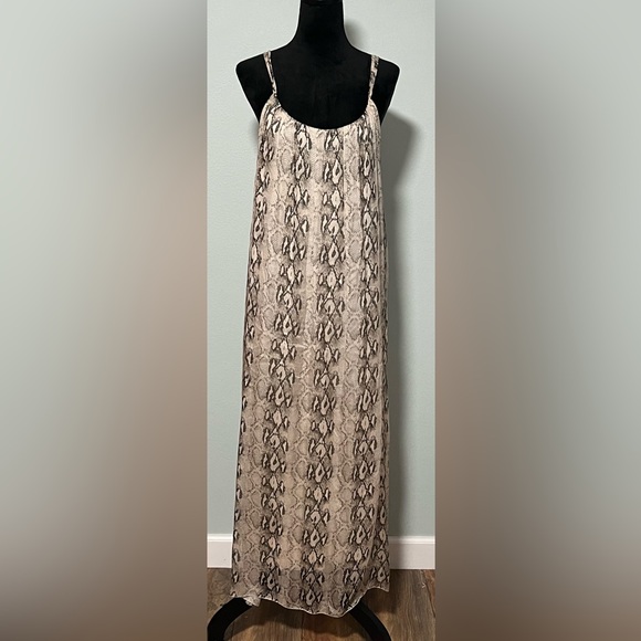 SOFIA Snakeskin Maxi Dress - L - Picture 3 of 5